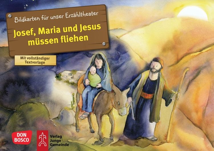 Bild vom Artikel Josef, Maria und Jesus müssen fliehen. Kamishibai Bildkartenset. vom Autor Klaus-Uwe Nommensen