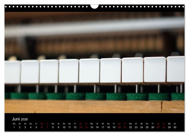 Produktbild: Klavier Momente (Wandkalender 2026 DIN A3 quer), CALVENDO Monatskalender