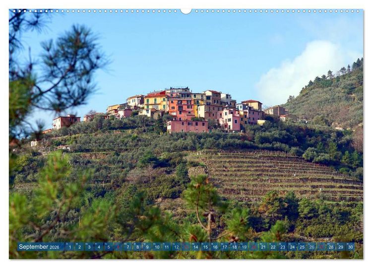 Produktbild: Wege durch die Cinque Terre (Wandkalender 2026 DIN A2 quer), CALVENDO Monatskalender