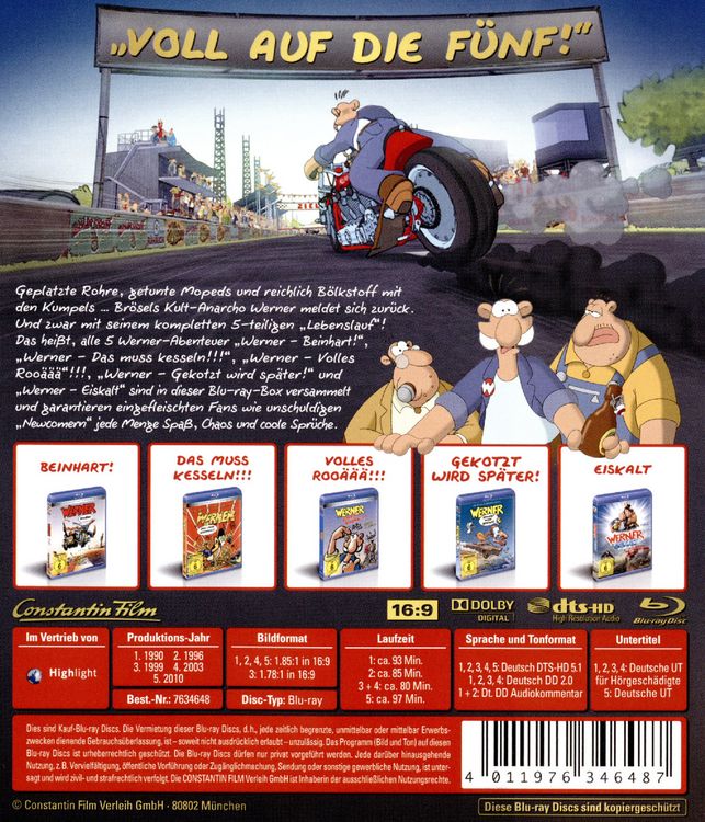Produktbild: Werner 1-5 - K&ouml;nigbox [5 BRs]