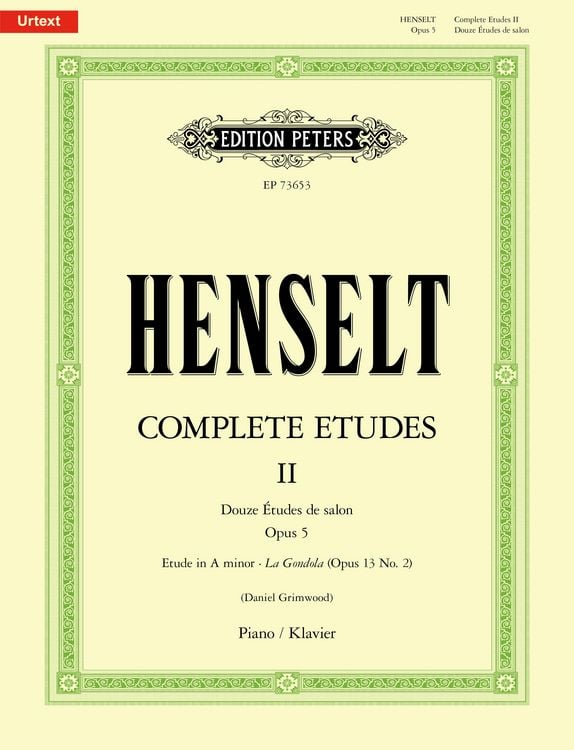 Produktbild: Complete Etudes II: Douze Études de salon Op. 5