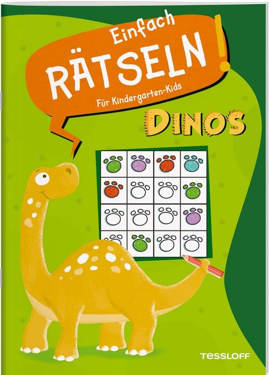 Produktbild: Einfach r&auml;tseln! F&uuml;r Kindergarten-Kids. Dinos