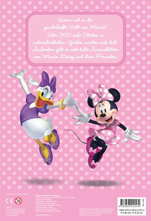 Produktbild: Disney Minnie: Stickern und Malen mit Minnie