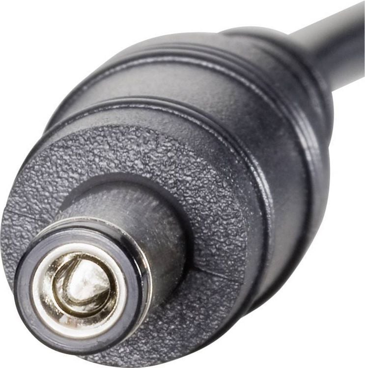 Produktbild: Renkforce USB-Stromkabel USB 2.0 USB-A Stecker, DC Stecker 5,5 mm 1.00 m Schwarz vergoldete Steckkontakte RF-4079664