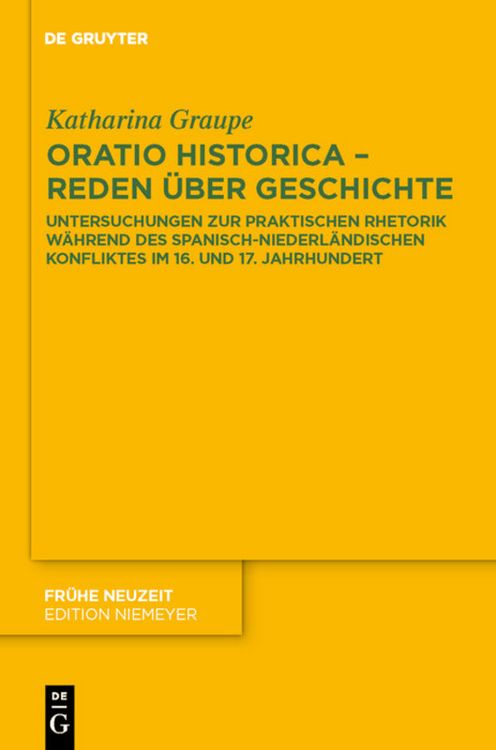 Produktbild: Oratio historica - Reden &uuml;ber Geschichte