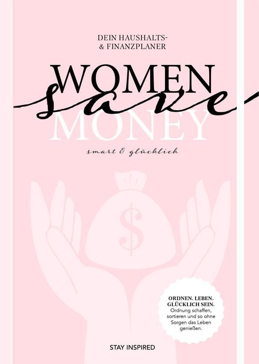 Produktbild: Women save Money | Haushalts- und Finanzplaner f&uuml;r Frauen inkl. Spar-Tipps und Spar Challenge f&uuml;r Einnahmen und Ausgaben | Rosa Budgetplaner f&uuml;r 1 Jahr