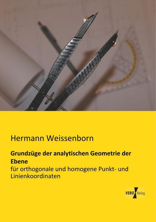 Produktbild: Grundz&uuml;ge der analytischen Geometrie der Ebene