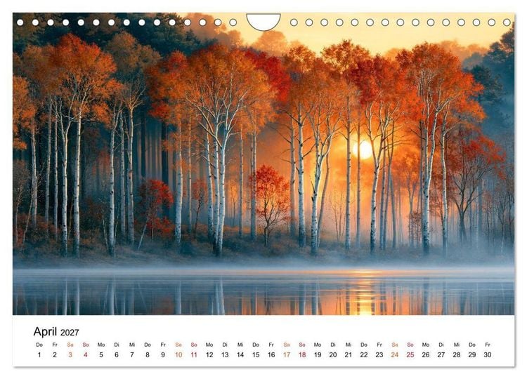 Produktbild: Zeitreise Natur (Wandkalender 2027 DIN A4 quer), CALVENDO Monatskalender
