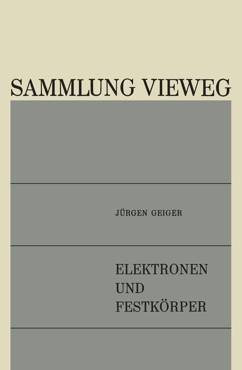 Produktbild: Elektronen und Festkörper