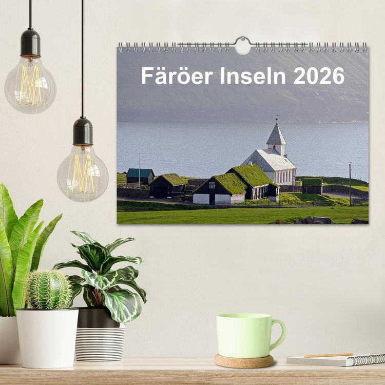 Produktbild: F&auml;r&ouml;er Inseln 2026 (Wandkalender 2026 DIN A4 quer), CALVENDO Monatskalender