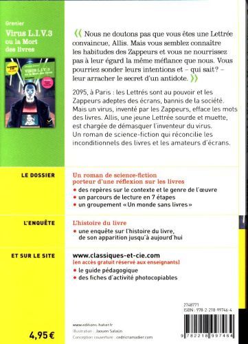 Produktbild: Virus L.I.V. 3 ou La mort des livres