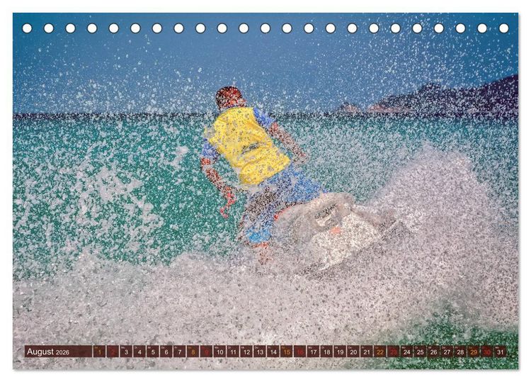 Produktbild: Jetboot - so cool (Tischkalender 2026 DIN A5 quer), CALVENDO Monatskalender