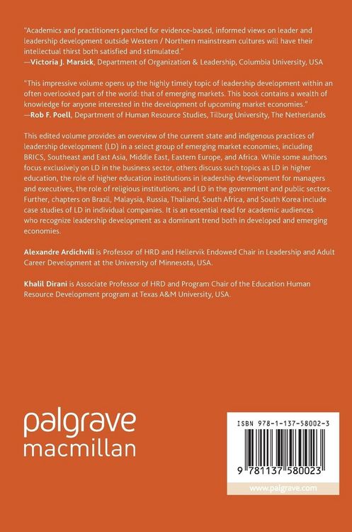 Produktbild: Leadership Development in Emerging Market Economies