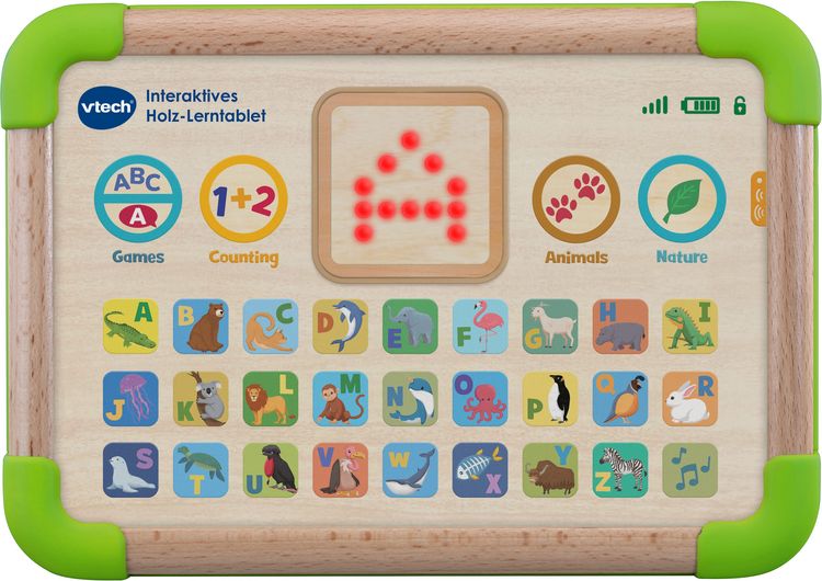 Produktbild: Interaktives Holz-Lerntablet
