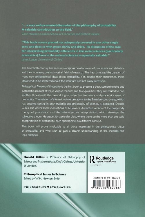 Produktbild: Philosophical Theories of Probability