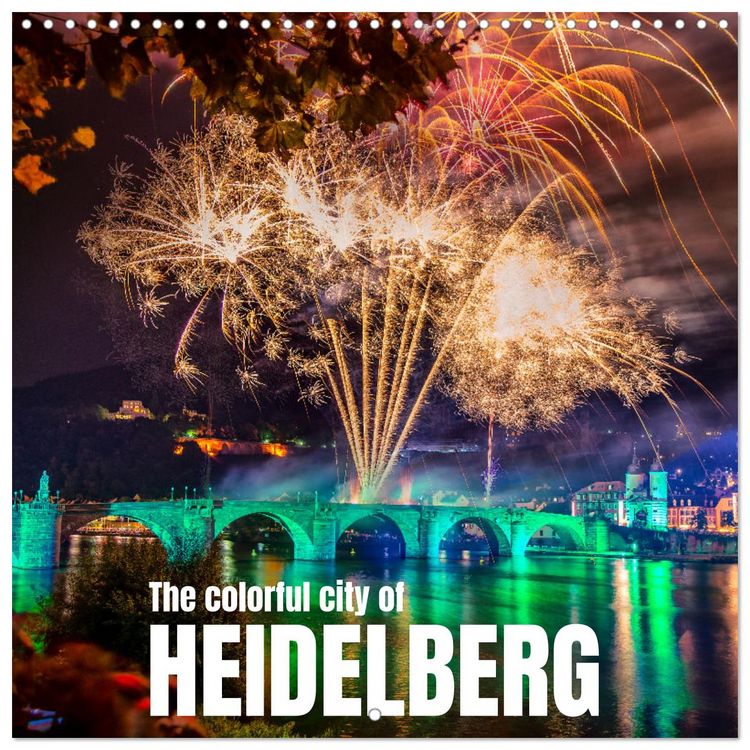 Produktbild: The colorful city of Heidelberg (Wall Calendar 2026 12 &times; 12 Inch) CALVENDO 12 Month Wall Calendar