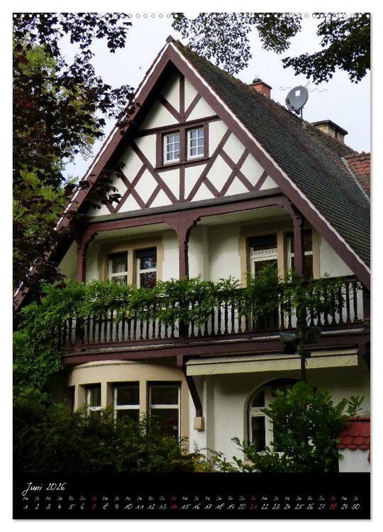 Produktbild: Traumhafte Villen in Buchschlag (Wandkalender 2026 DIN A2 hoch), CALVENDO Monatskalender