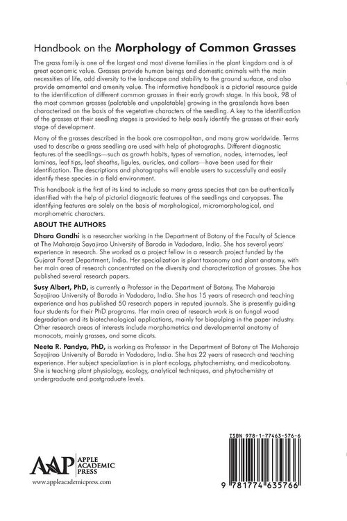 Produktbild: Handbook on the Morphology of Common Grasses