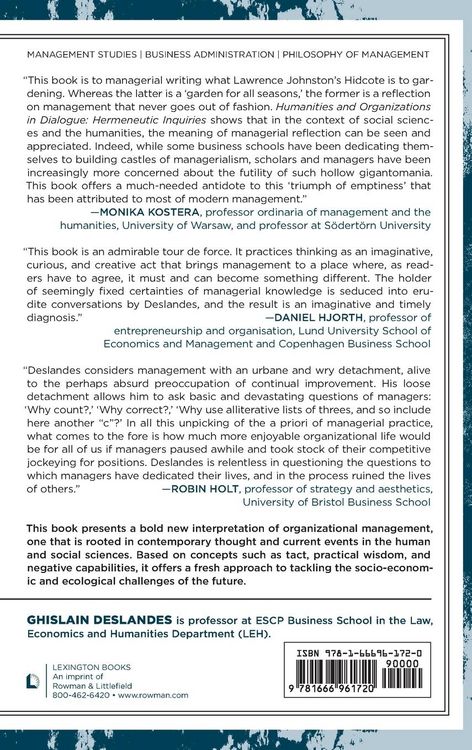 Produktbild: Humanities and Organizations in Dialogue