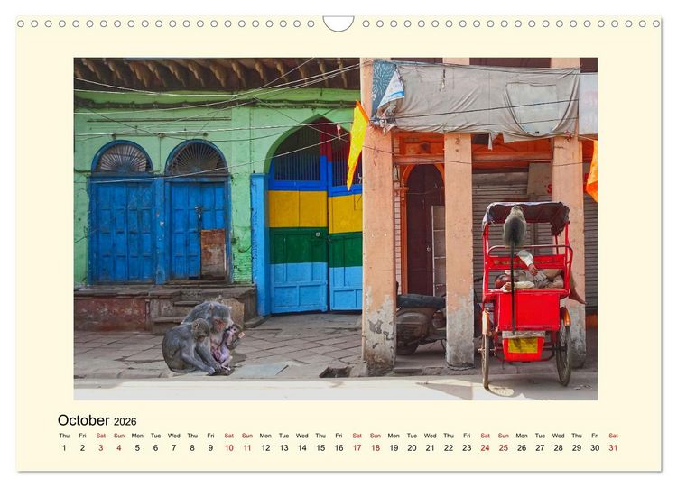 Produktbild: Great impressions of INDIA featuring awesome pictures (Wall Calendar 2026 DIN A3 landscape), CALVENDO 12 Month Wall Calendar