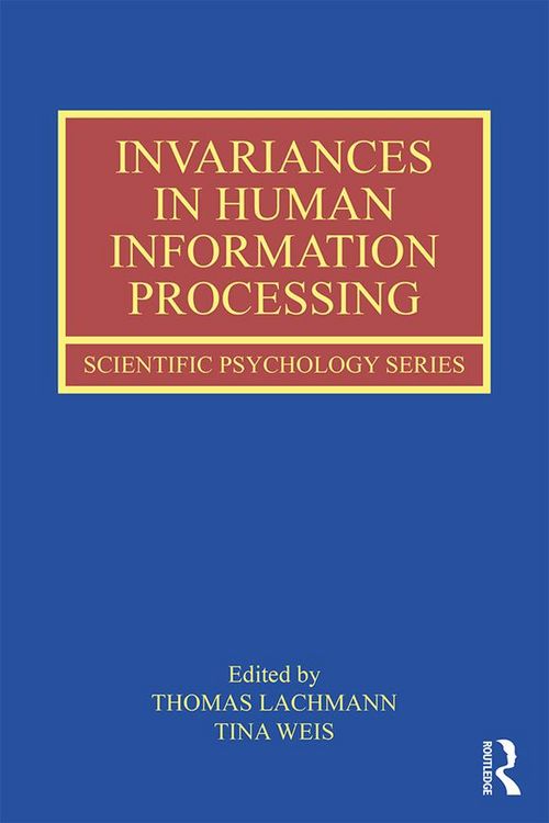 Produktbild: Invariances in Human Information Processing