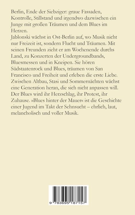 Produktbild: Blues hinter der Mauer