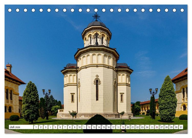Produktbild: Kirchen und Kl&ouml;ster in Rum&auml;nien (Tischkalender 2026 DIN A5 quer), CALVENDO Monatskalender