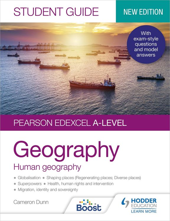 Produktbild: Pearson Edexcel A-level Geography Student Guide 2: Human Geography