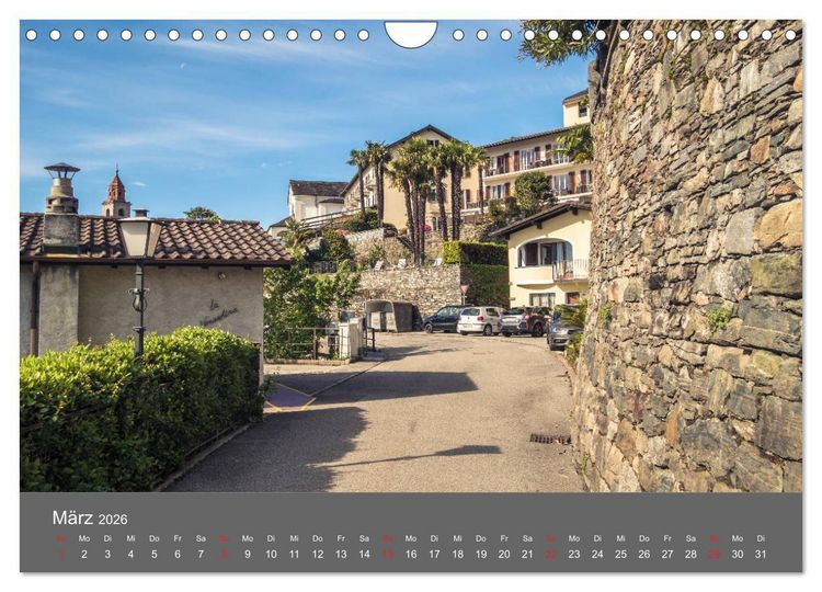 Produktbild: Tessin, zwischen Lago Maggiore und Lugano (Wandkalender 2026 DIN A4 quer), CALVENDO Monatskalender