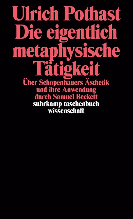 Produktbild: Die eigentlich metaphysische T&auml;tigkeit