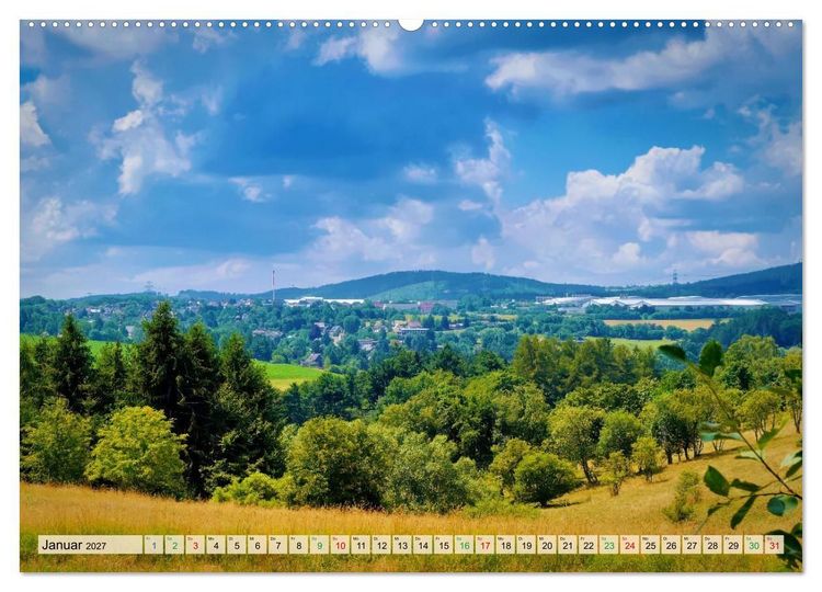 Produktbild: Landgemeinde Stadt Gro&szlig;breitenbach - mit Goldisthal (Wandkalender 2027 DIN A2 quer), CALVENDO Monatskalender