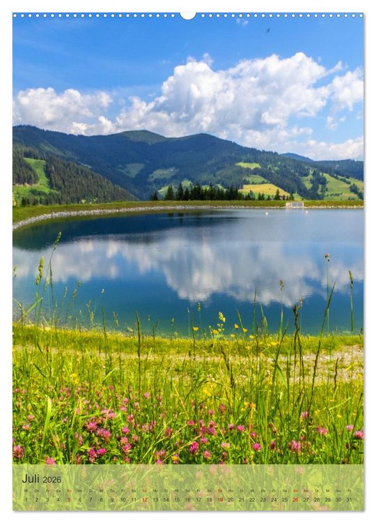 Produktbild: Es gr&uuml;&szlig;t Wagrain (hochwertiger Premium Wandkalender 2026 DIN A2 hoch), Kunstdruck in Hochglanz