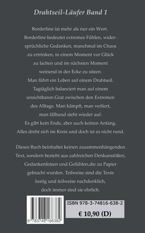 Produktbild: Borderline - Texte, Gedanken, Emotionen