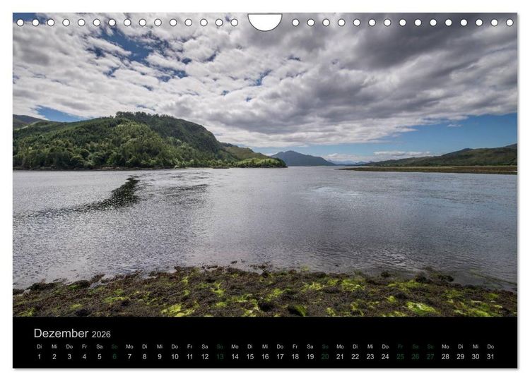 Produktbild: Schottland Highlands und Ostk&uuml;ste (Wandkalender 2026 DIN A4 quer), CALVENDO Monatskalender