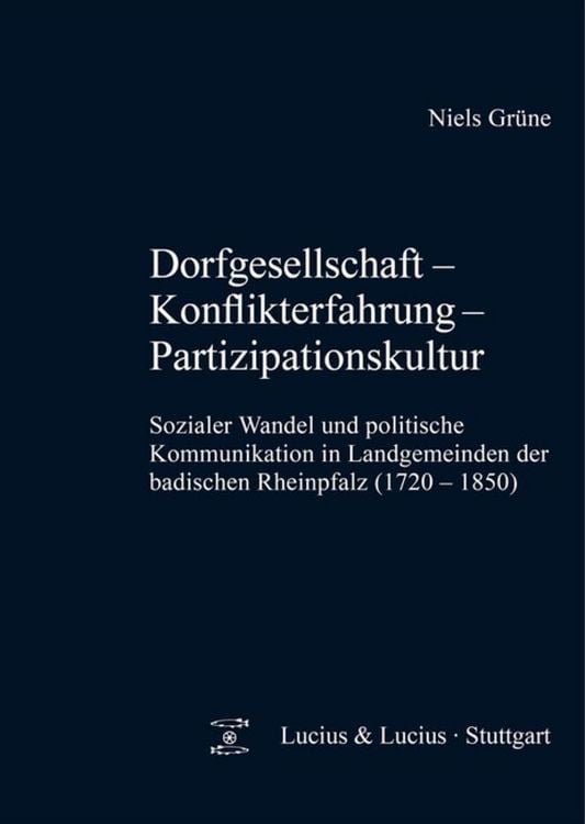Produktbild: Dorfgesellschaft &ndash; Konflikterfahrung - Partizipationskultur
