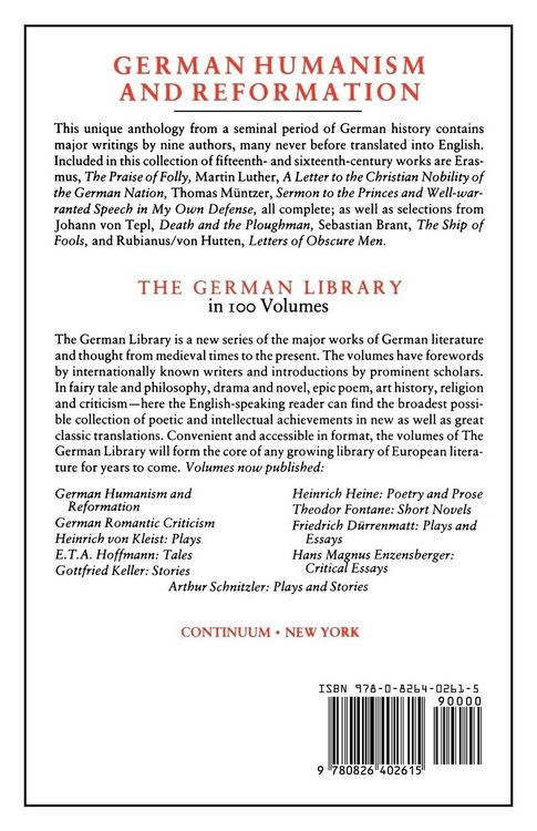 Produktbild: German Humanism and Reformation