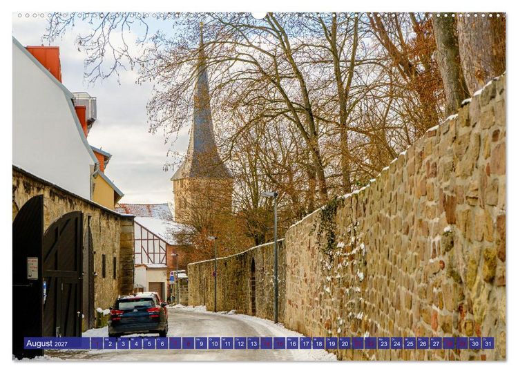 Produktbild: Duderstadt im Winter (Wandkalender 2027 DIN A2 quer), CALVENDO Monatskalender