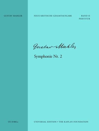 Produktbild: Mahler, G: Symphonie Nr. 2 (Partitur und Textband)