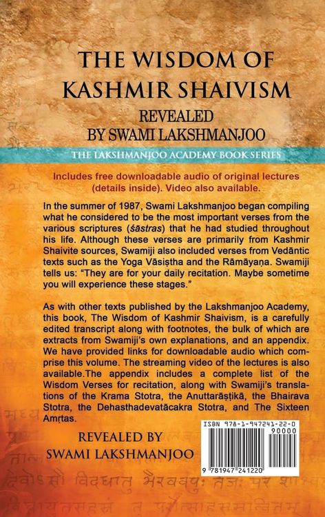 Produktbild: The Wisdom of Kashmir Shaivism