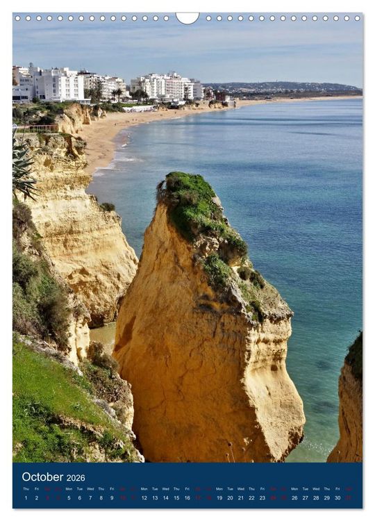 Produktbild: Pure Algarve (Wall Calendar 2026 DIN A3 portrait), CALVENDO 12 Month Wall Calendar