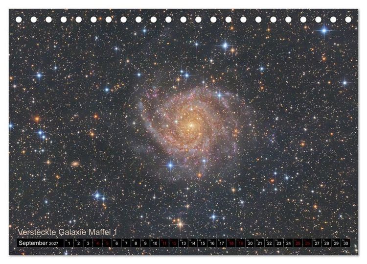 Produktbild: Deep Sky Kalender (Tischkalender 2027 DIN A5 quer), CALVENDO Monatskalender