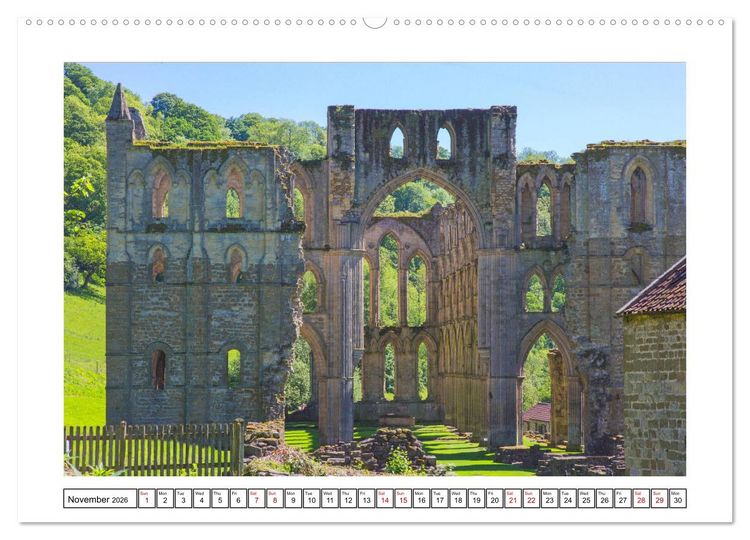 Produktbild: Enchanting England (High Quality Premium Wall Calendar 2026 DIN A2 landscape),CALVENDO 12 Month Wall Calendar