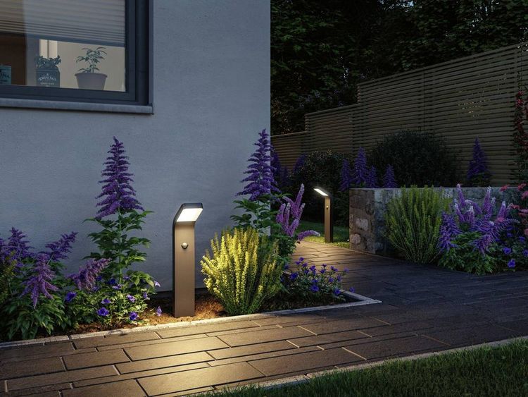 Produktbild: Paulmann 94747 Kulma PIR Poller anthrazit Wegeleuchte LED 7.5W Anthrazit