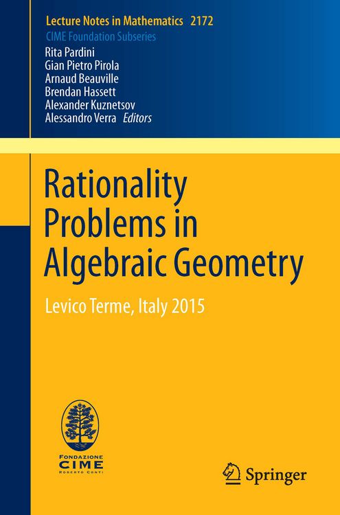 Produktbild: Rationality Problems in Algebraic Geometry