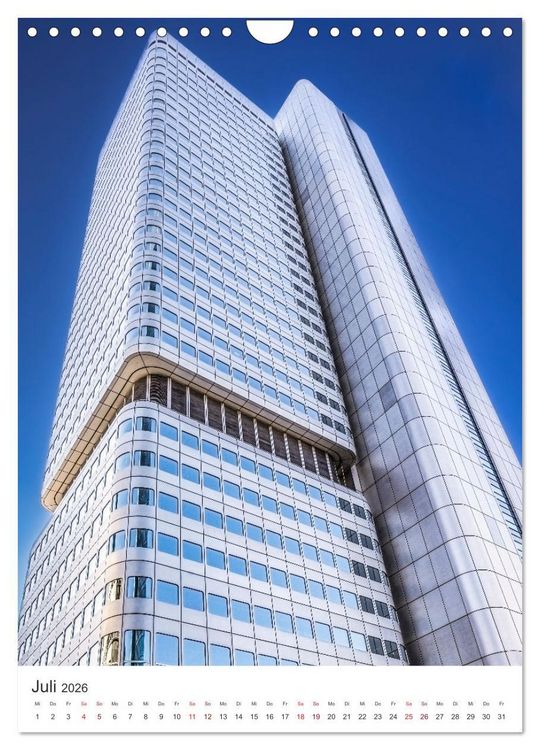 Produktbild: Frankfurt Turmvisionen (Wandkalender 2026 DIN A4 hoch), CALVENDO Monatskalender