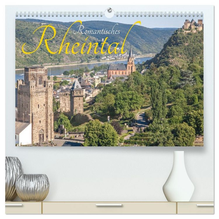 Produktbild: Romantisches Rheintal (hochwertiger Premium Wandkalender 2026 DIN A2 quer), Kunstdruck in Hochglanz