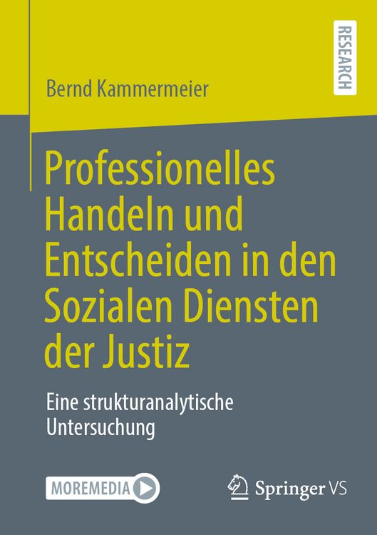 Produktbild: Professionelles Handeln und Entscheiden in den Sozialen Diensten der Justiz