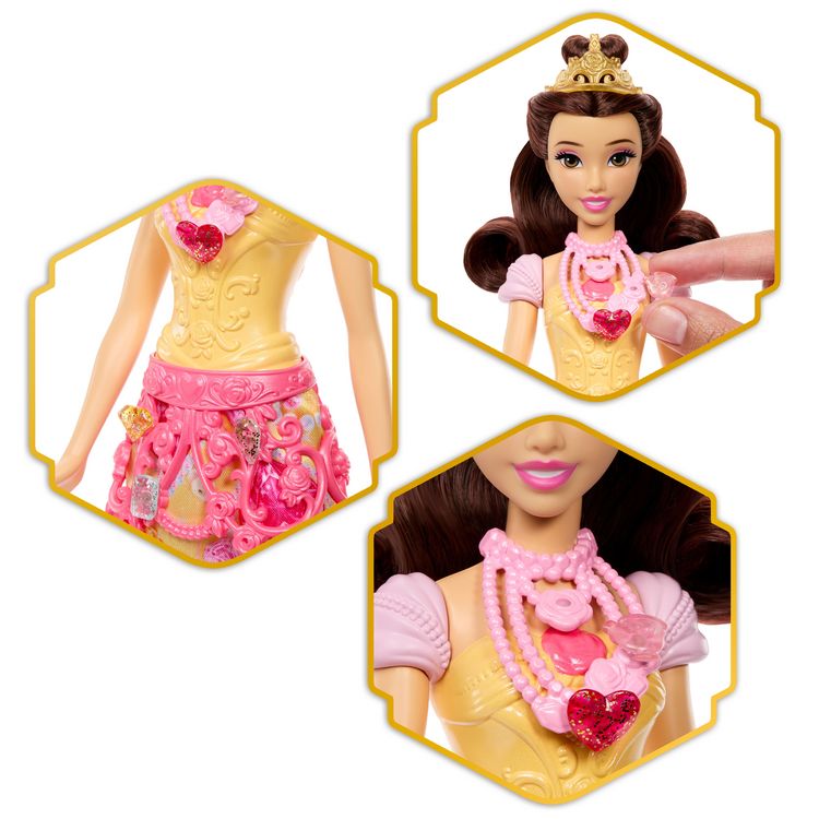Produktbild: Disney Prinzessin Juwel Reveal Belle Puppe