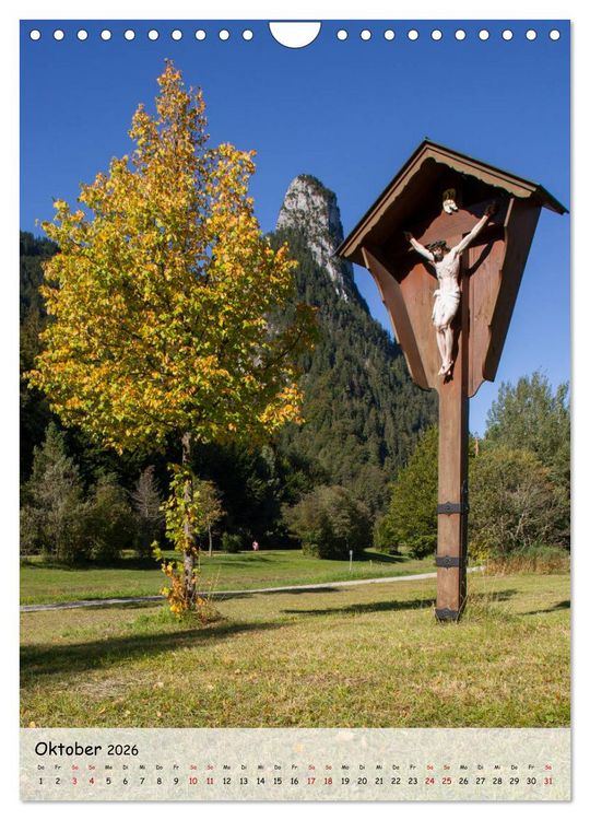 Produktbild: Feldkreuze im bayerischen Oberland (Wandkalender 2026 DIN A4 hoch), CALVENDO Monatskalender
