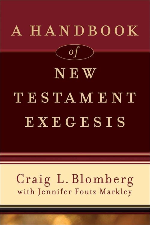 Produktbild: A Handbook of New Testament Exegesis